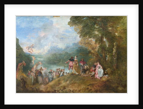 The Embarkation for Cythera by Jean Antoine Watteau