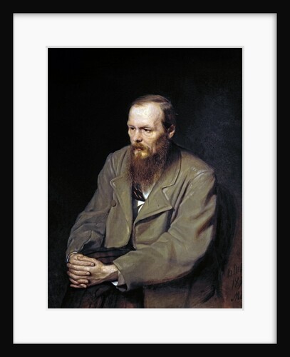 Portrait of the Writer Fyodor Dostoyevsky by Vasily Perov