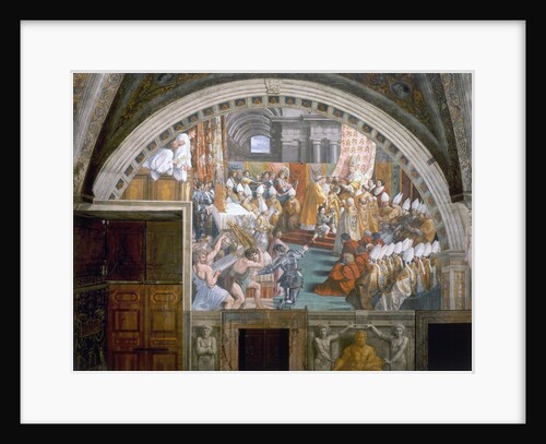 The Coronation of Charlemagne by Raphael