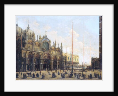 View of St. Mark's Basilica, Venice by Giuseppe Bernardino Bison