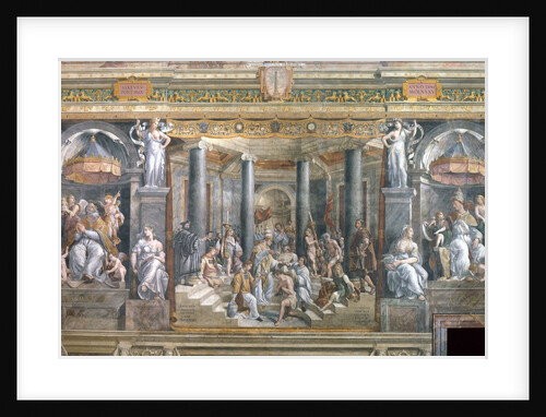 Baptism of Constantine by Raphael