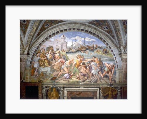 The Battle of Ostia by Raphael