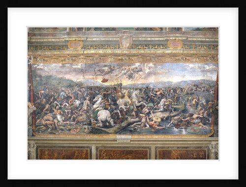 Constantine's Battle at the Milvian Bridge by Raphael