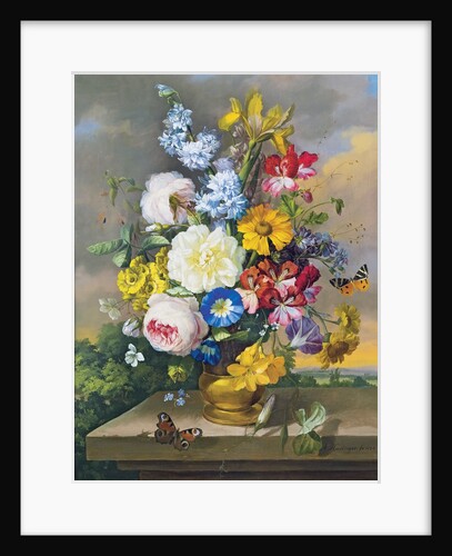 Floral Still-Life by Anton Hartinger