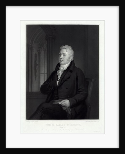 Portrait of Samuel Taylor Coleridge at age 42 by Anonymous