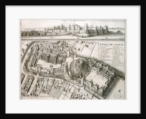Aerial view of Windsor Castle by Anonymous