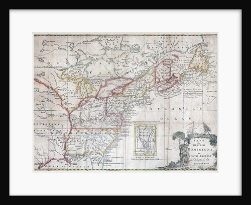 Map of the British Dominions in North America by Anonymous
