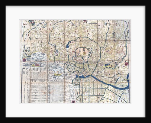 Map of Edo by Anonymous