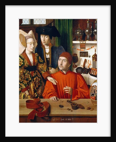 A Goldsmith in His Shop (St. Eligius) by Petrus Christus