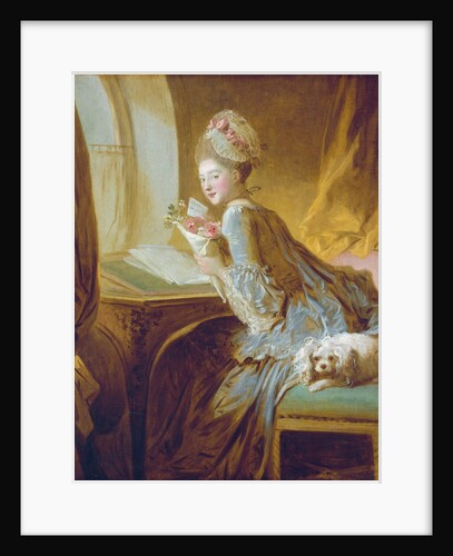 The Love Letter by Jean-Honore Fragonard
