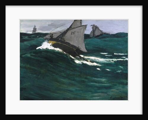 The Green Wave by Claude Monet