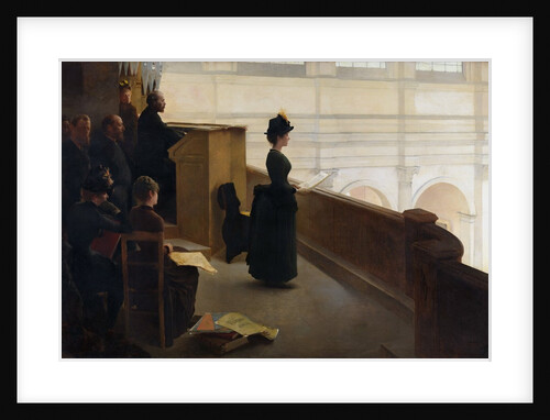 The Organ Rehearsal by Henry Lerolle