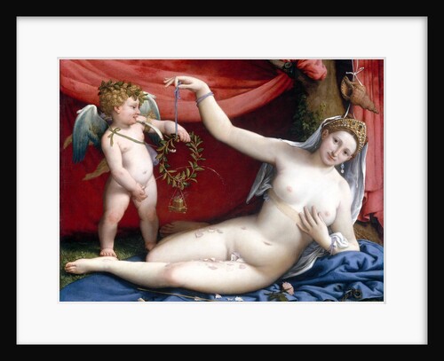 Venus and Cupid by Lorenzo Lotto
