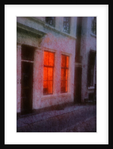 Orange window by Anonymous