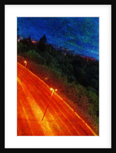Avenue at night by Anonymous