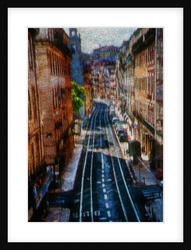 Street and buildings by Anonymous