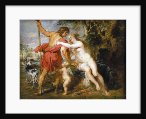 Venus and Adonis by Peter Paul Rubens