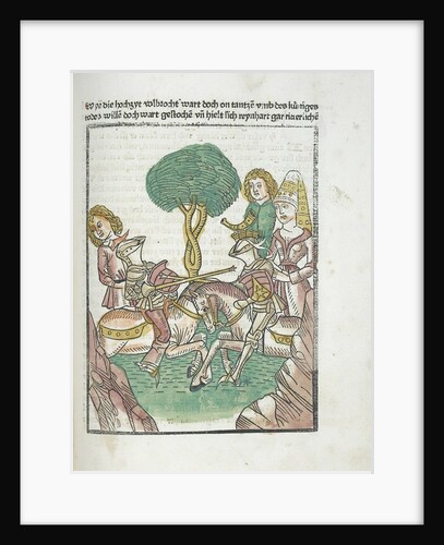 Woodcut illustration from Medieval book by Anonymous