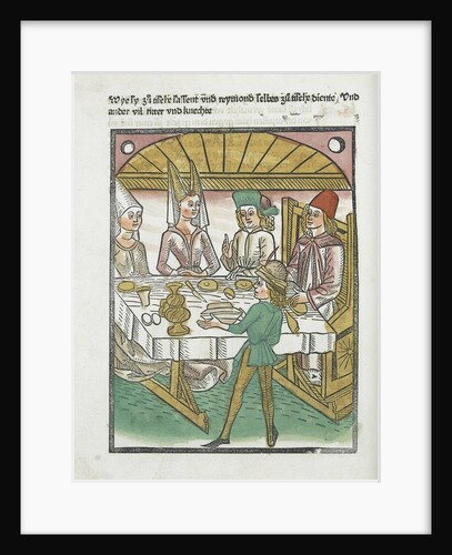 Woodcut illustration from Medieval book by Anonymous