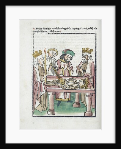Woodcut illustration from Medieval book by Anonymous