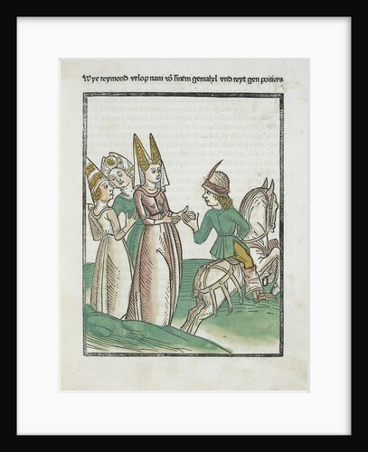 Woodcut illustration from Medieval book by Anonymous