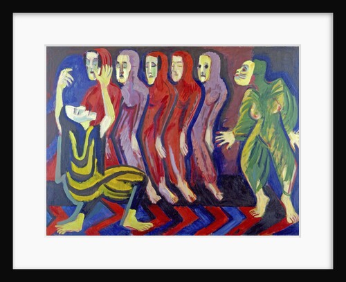 Death Dance of Mary Wigman by Ernst Ludwig Kirchner