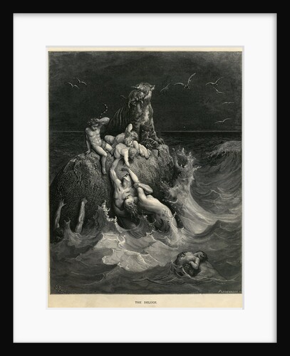The Deluge or Noah's Ark by Gustave Dore