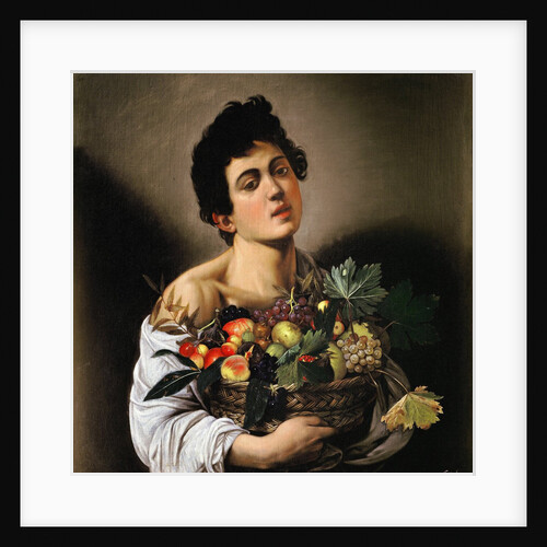 Boy with Basket of Fruit by Caravaggio