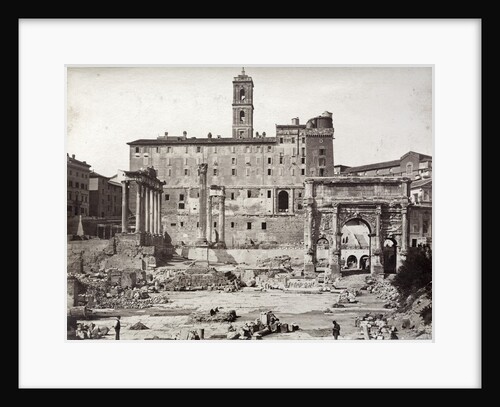 The Roman Forum - Late 19th century photograph by Anonymous