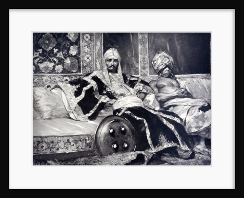 Janissary seated next to a Eunuch by Anonymous