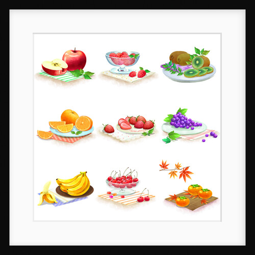 Close-up of fruits by Anonymous