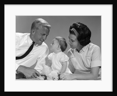 1960s father mother child portrait by Anonymous