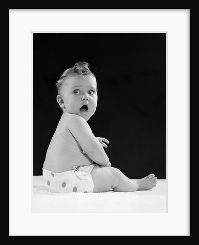 1950s baby surprised by Anonymous