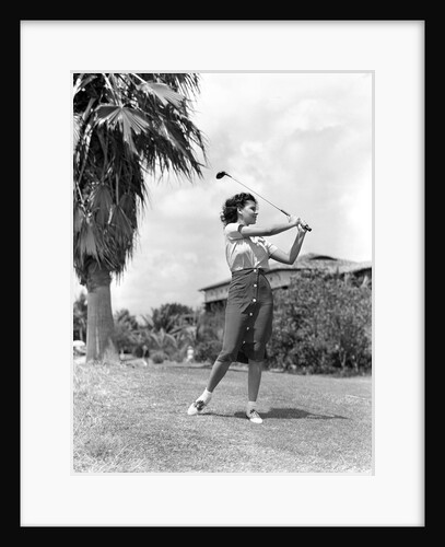 1930s woman golfer miami florida usa by Anonymous