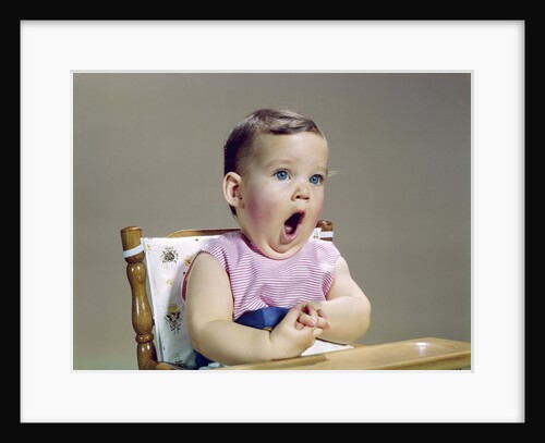 1960s baby mouth wide open yawning singing surprised shocked amazed facial expression by Anonymous