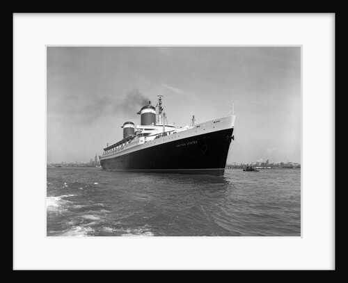 1950s ss united states passenger steamship ocean liner by Anonymous