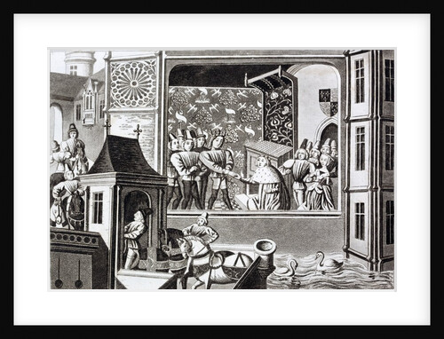 King Richard pays a visit to his uncle the Duke of Gloucester by Anonymous