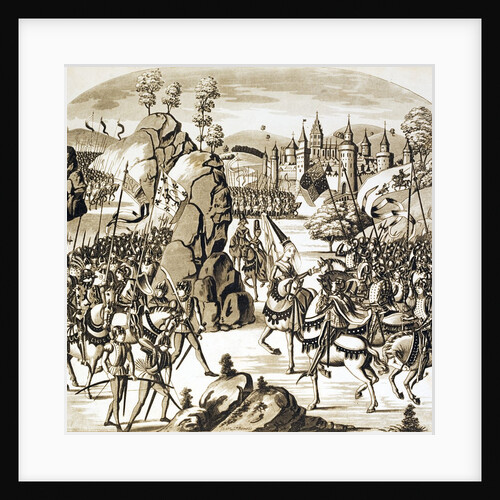 The Battle of Newcastle on Tyne of the King of Scotland against the Queen of England by Anonymous