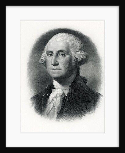 Official portrait of President George Washington by Anonymous