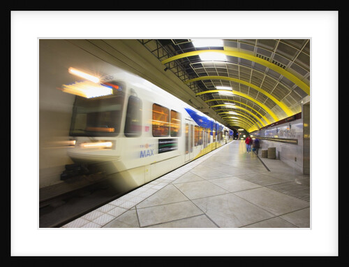 trimet Max lightrail, portland zoo underground. Portland Oregon. by Anonymous