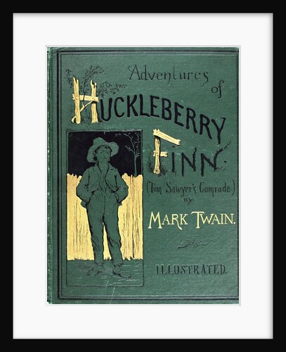 Book cover for Mark Twain's The Adventure's of Huckelberry Finn by Anonymous