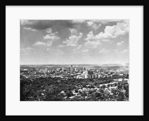 Skyline of Birmingham, Alabama from Red Mountain by Anonymous