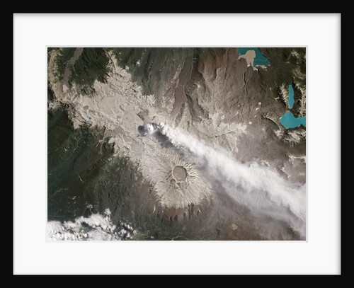 Satellite view of Chile's Puyehue CordÃ³n Caulle Volcano by Anonymous