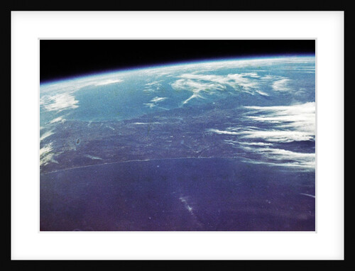 Florida seen from space by John Glenn on the first US orbital space flight by Anonymous