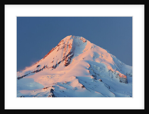 winter sunrise adds beuty to Mt. Hood, Hood River Valley, Oregon, Pacific Northwest. by Anonymous
