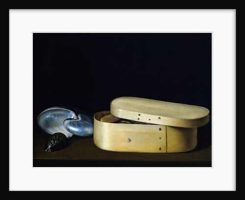 Bentwood Box and Nautilus Shell by Sebastian Stosskopf