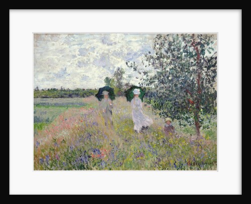 Promenade près d'Argenteuil by Claude Monet