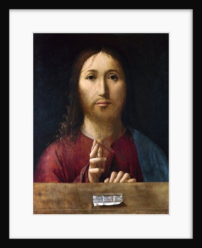 Christ Blessing by Antonello da Messina