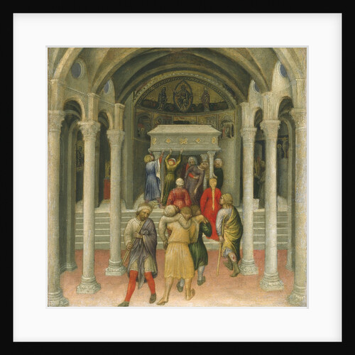 The Crippled and Sick Cured at the Tomb of Saint Nicholas by Gentile da Fabriano