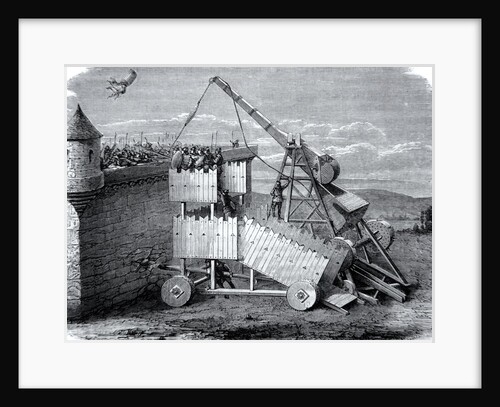 Medieval Seige or Sling Machine by Anonymous